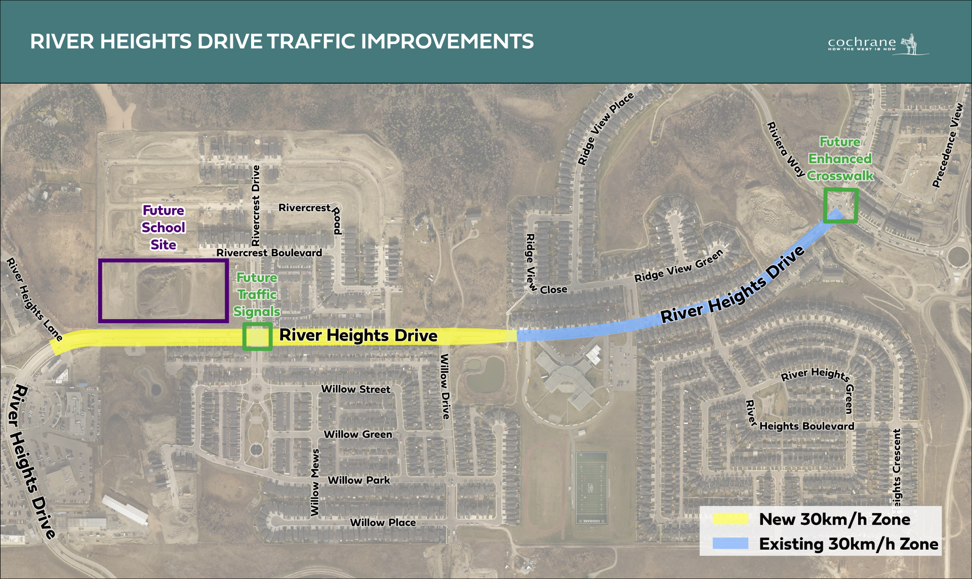 river heights drive traffic improvements