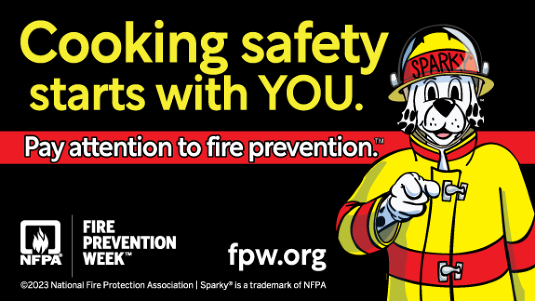 fire prevention dog fire prevention week banner