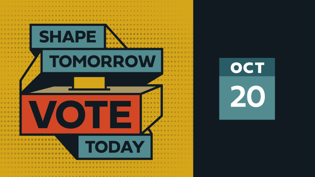 shape tomorrow vote today oct 20