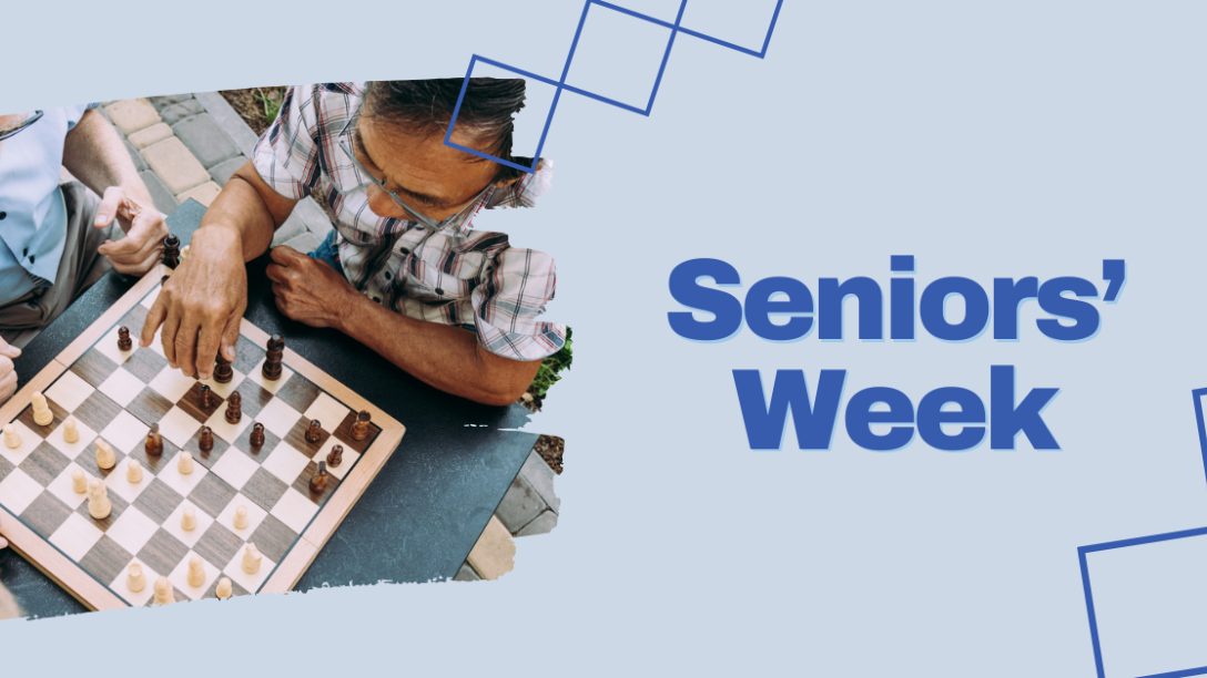 promotional image for Senior's week