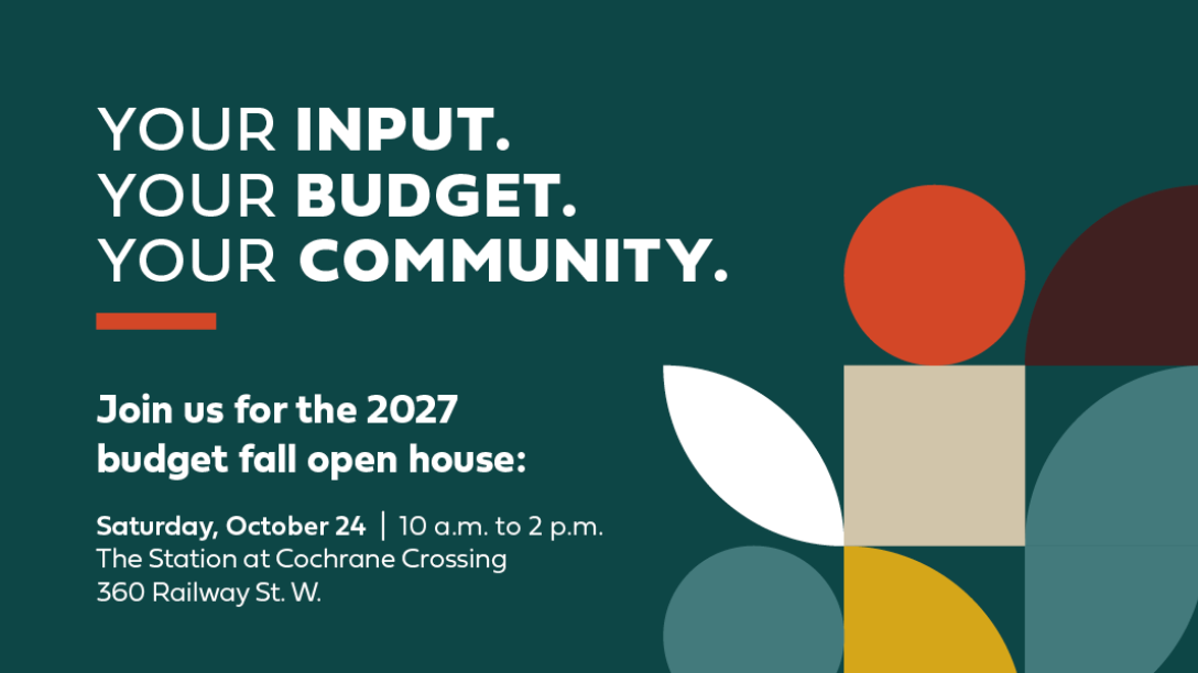 Your input. Your budget. Your community.