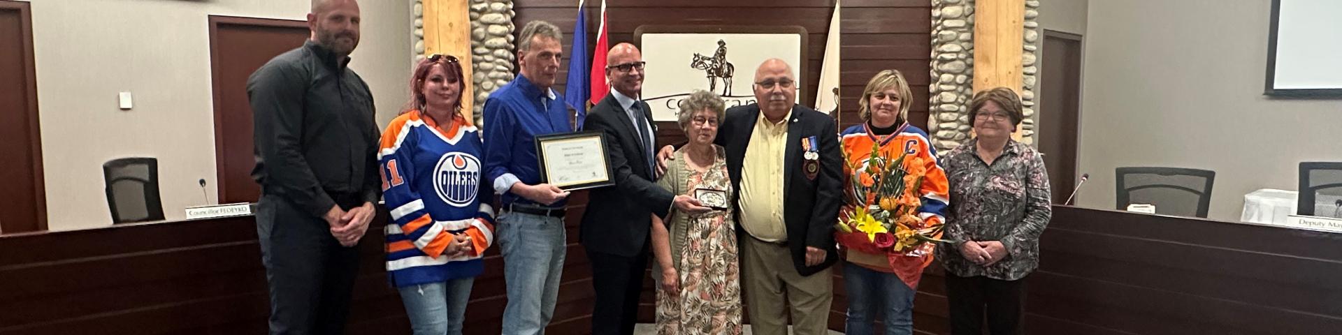 2023 Order of Cochrane recipient Brian Winter 
