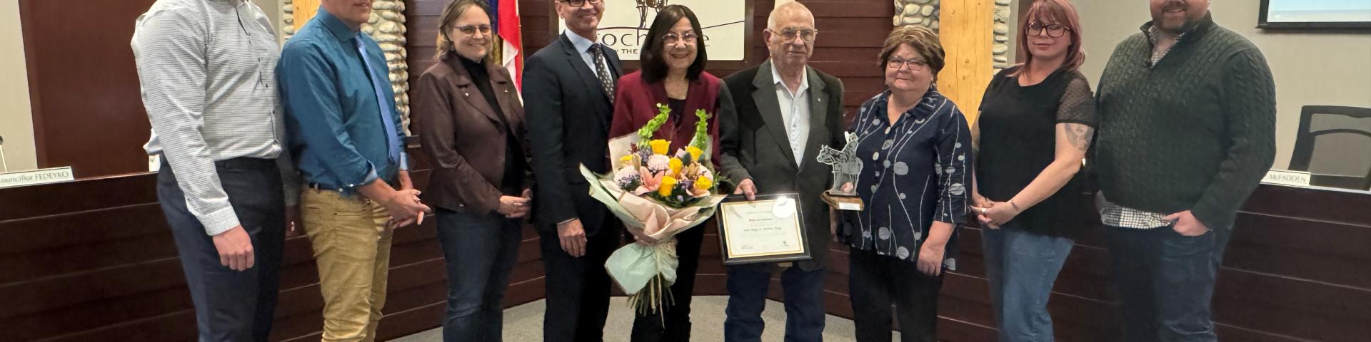 2024 Order of Cochrane recipients Don and Shirley Begg