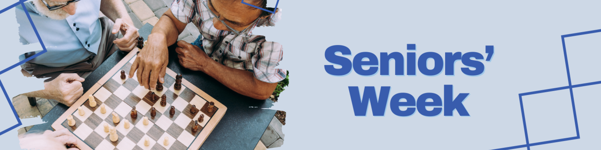 promotional image for Senior's week