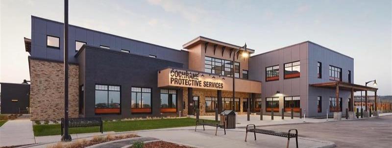 outside of protective services building