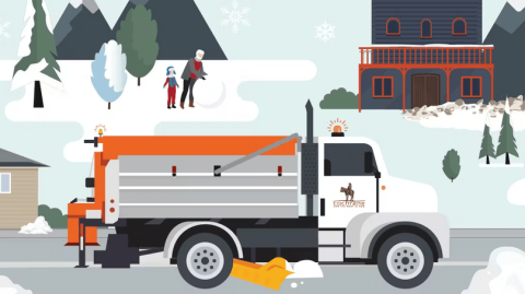 illustrated snowplow