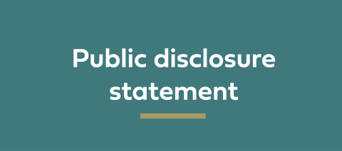 public disclosure statement graphic