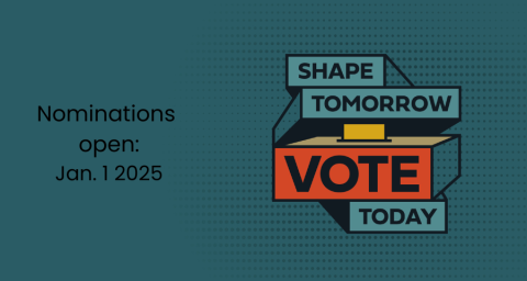 shape tomorrow, vote today: nominatinos open jan. 1, 2025