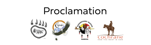 proclamation with logos