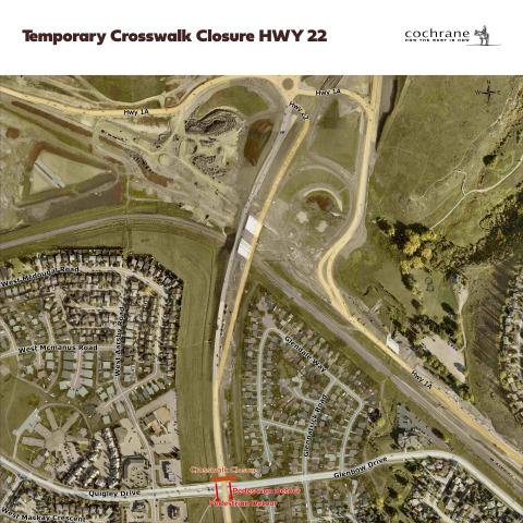 visual with crosswalk detour