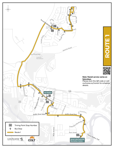 Route 1 COLT fixed route available as of August 18