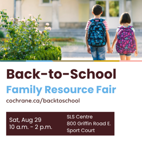 Back to school resource fair flyer