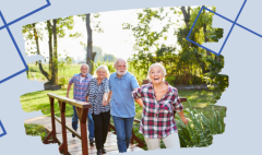 Seniors in a park