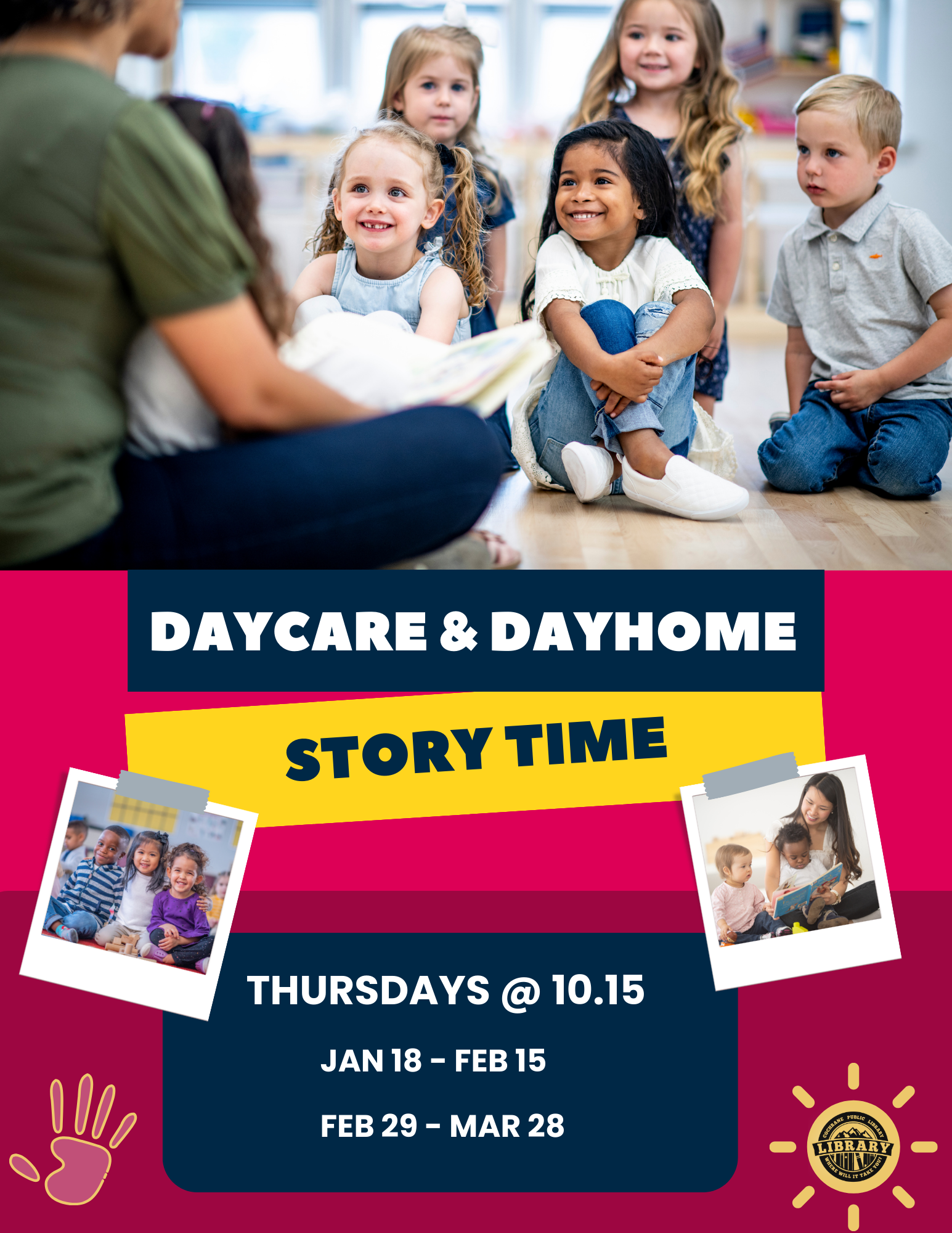 Children sitting at circle time