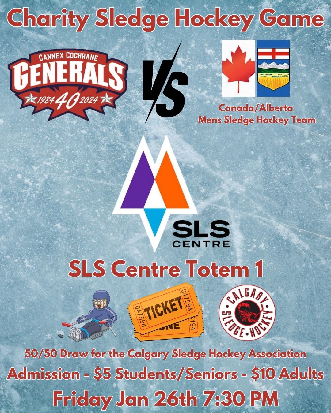 Charity Sledge Hockey Game