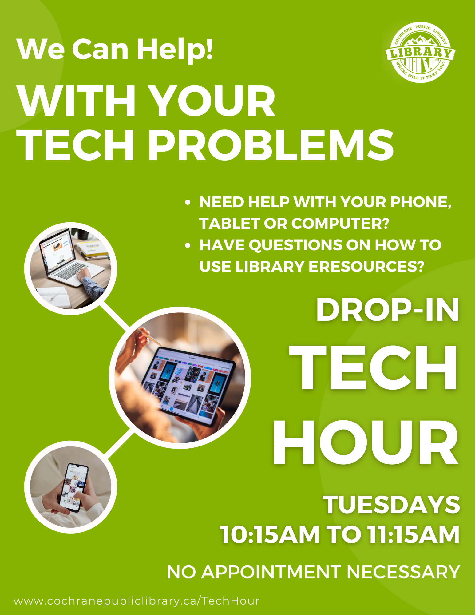 Picture of phone, tablet and computer