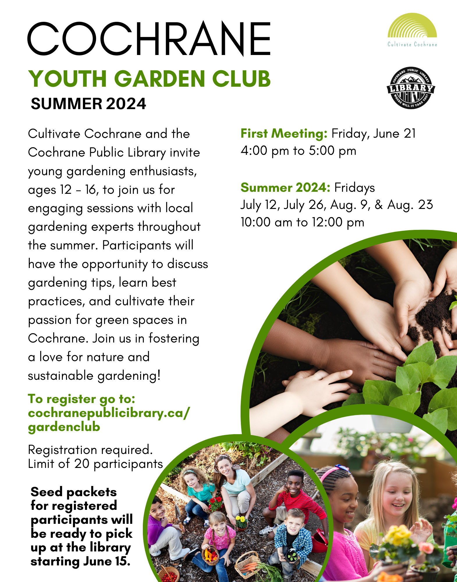 Children gardening