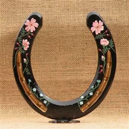 Example of painted horseshoe