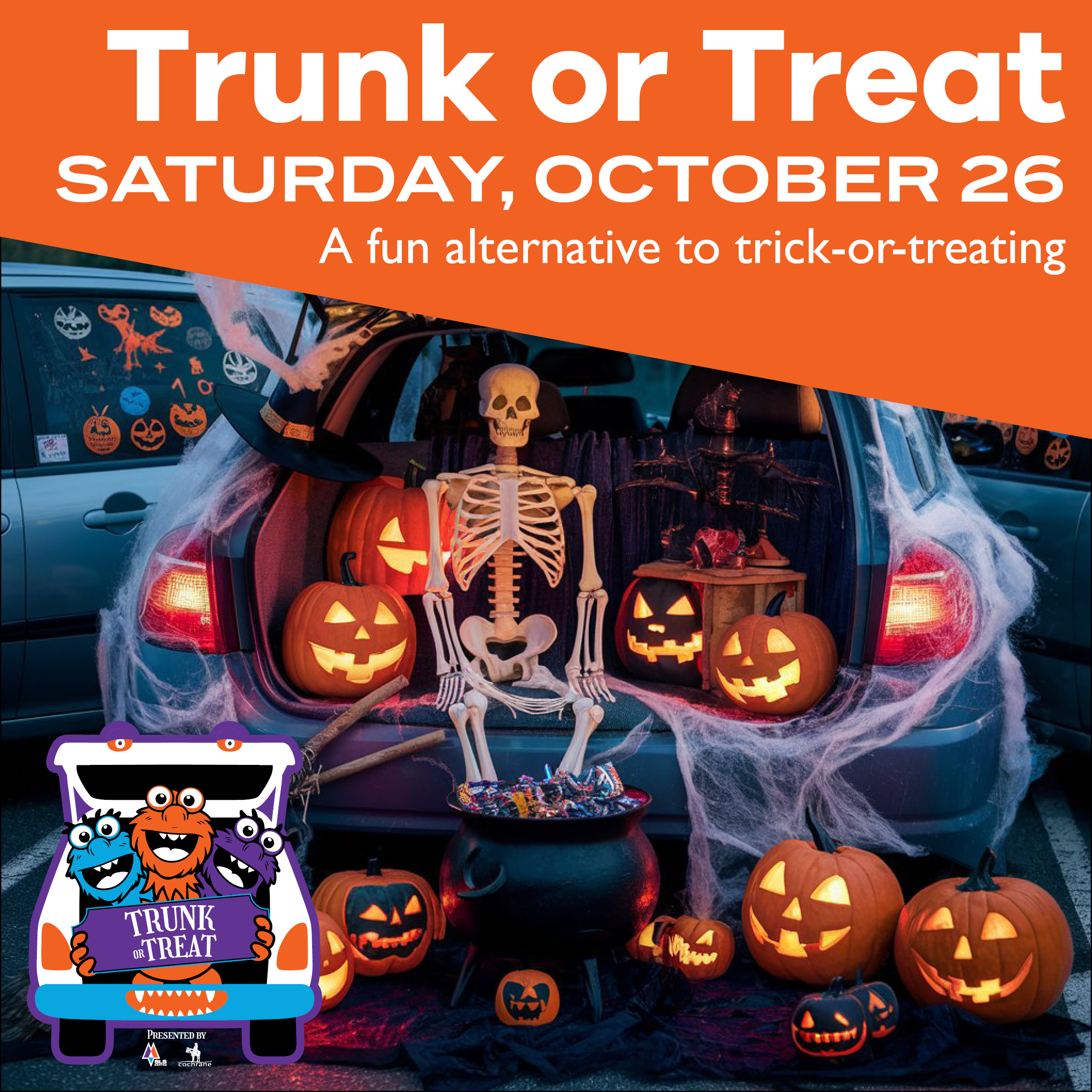SLS Centre trunk or treat halloween event.