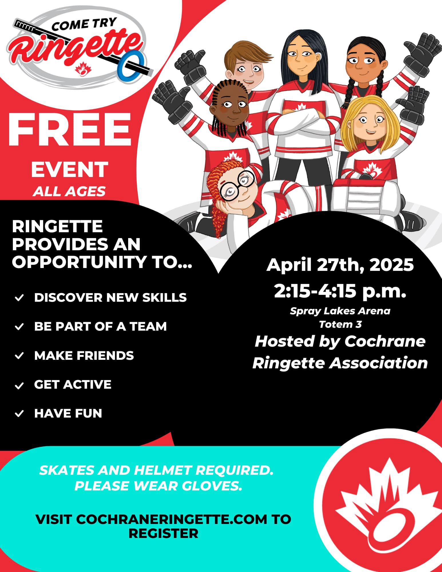 Free for all ages Event Sunday April 27th at SLS totem 3. 
