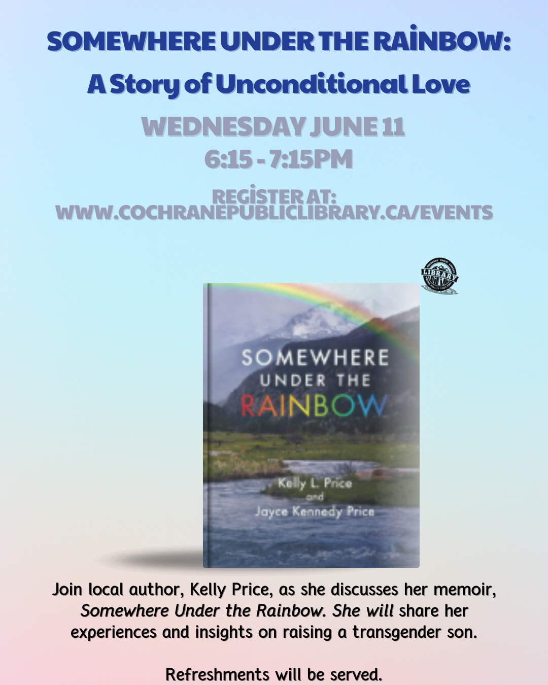 Book Cover - Titled Somewhere under the rainbow