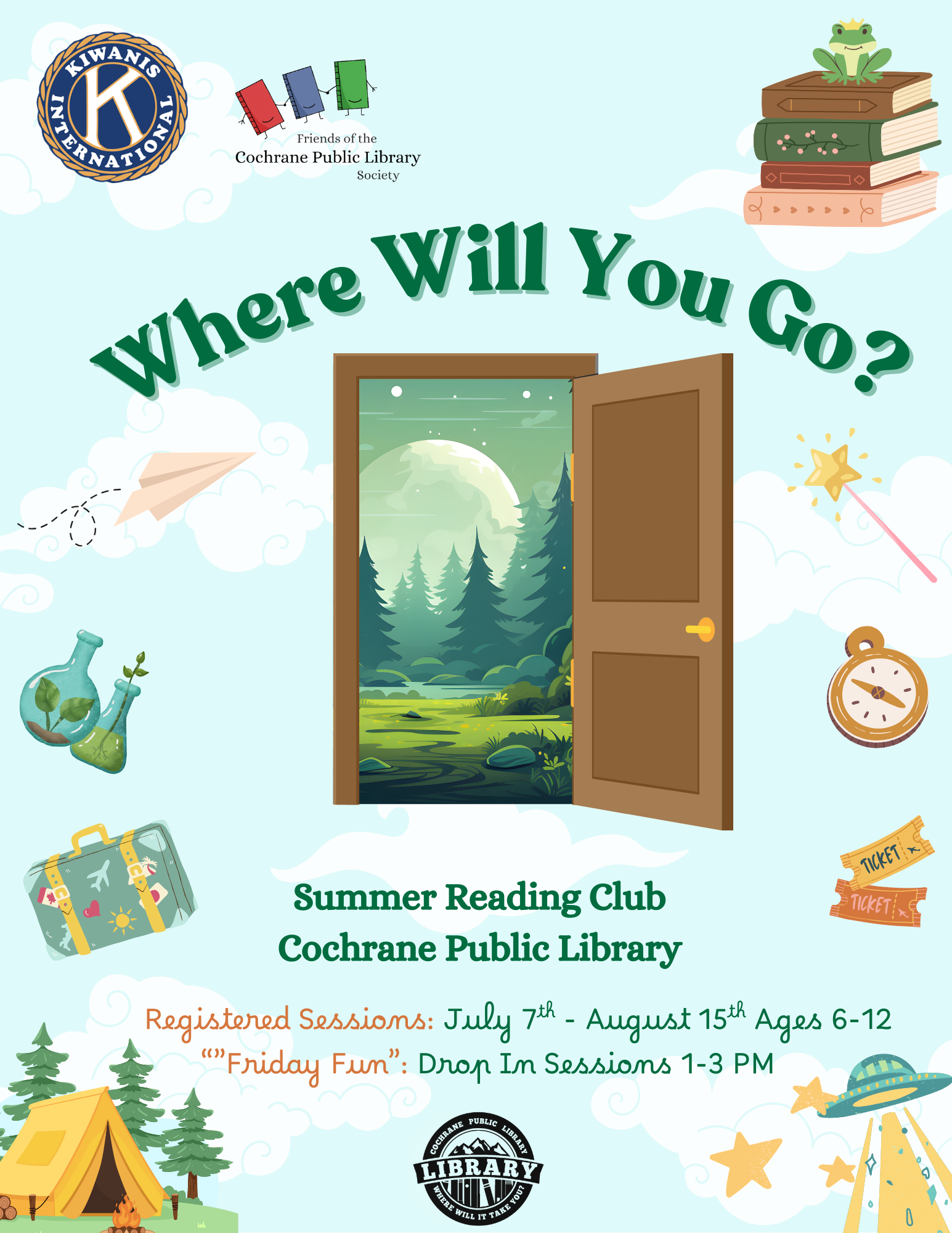 Image for the Summer Reading Club "Where Will You Go?"