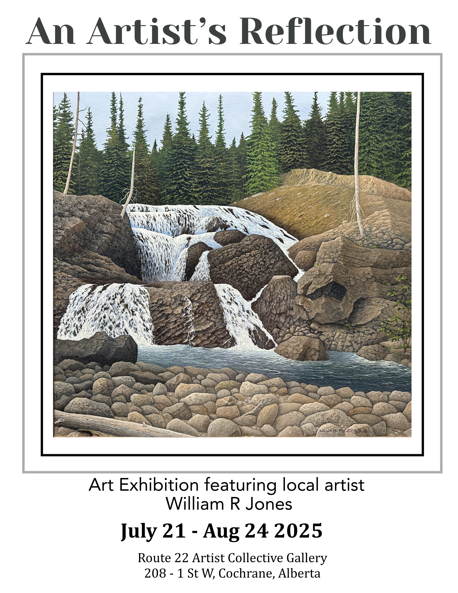 An Artist's Reflection: Art Exhibition featuring local artist William R Jones