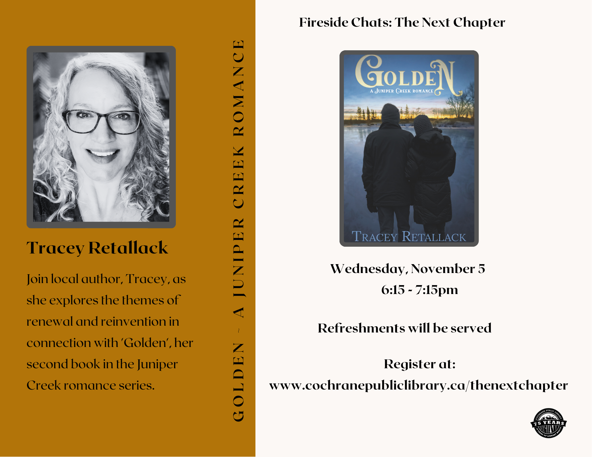 Author photo and book cover