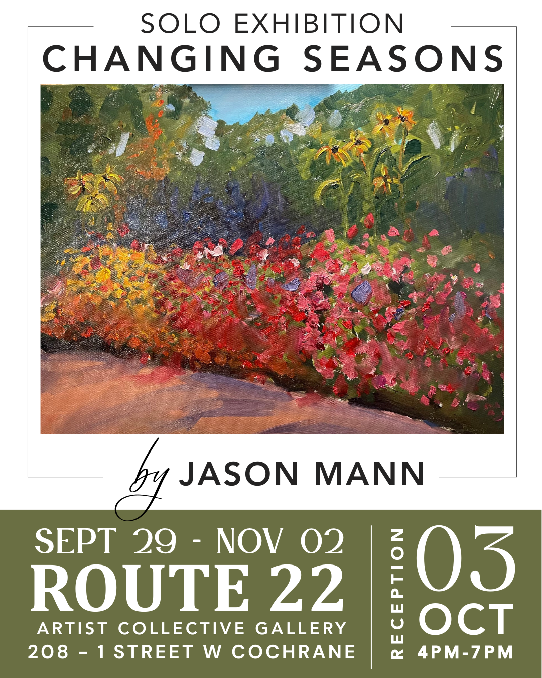 Changing Seasons Solo Exhibition Opening Reception