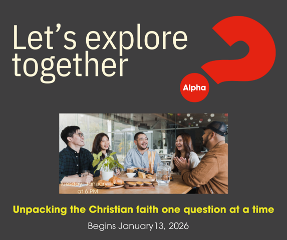 Explore Life’s Big Questions How can I make the most of the rest of my life? How does God guide us? Why did Jesus die? Why and how do I pray? Why and how should I read the Bible? Does God still heal today? ….and more. Join us at St. Peter's Lutheran Church for Supper, Video and Conversation. We can’t wait to meet you! Held at St. Peter's Lutheran Church, 73 George Fox Drive, Cochrane, AB. For more information or to register, please contact office@saintpeters.ca or phone 403-932-3345 