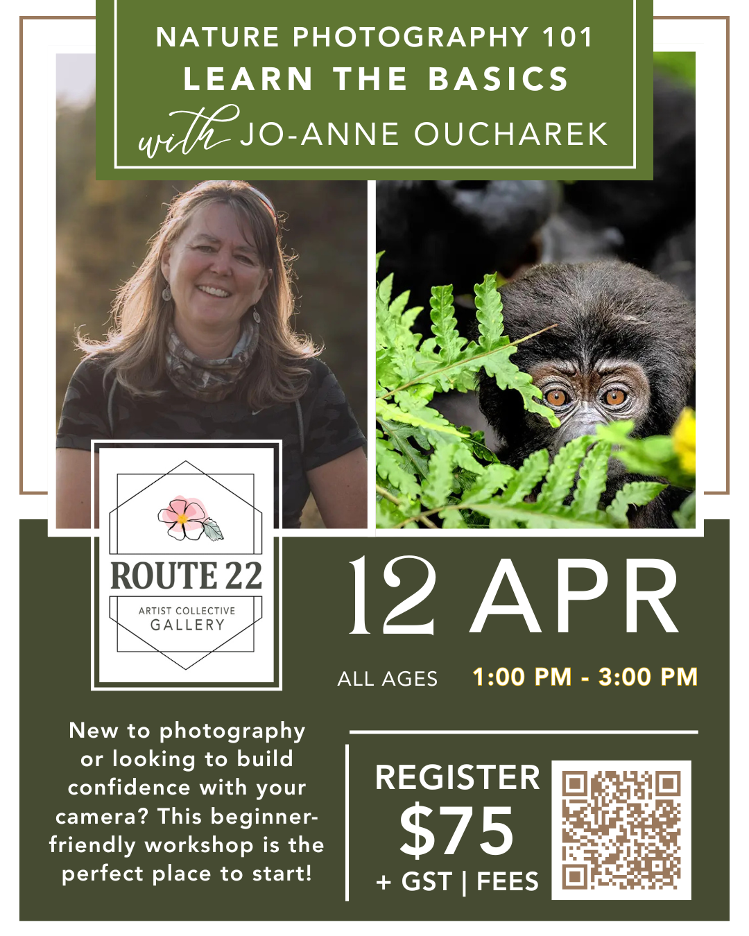 Nature Photography 101 with Jo-Anne Oucharek!