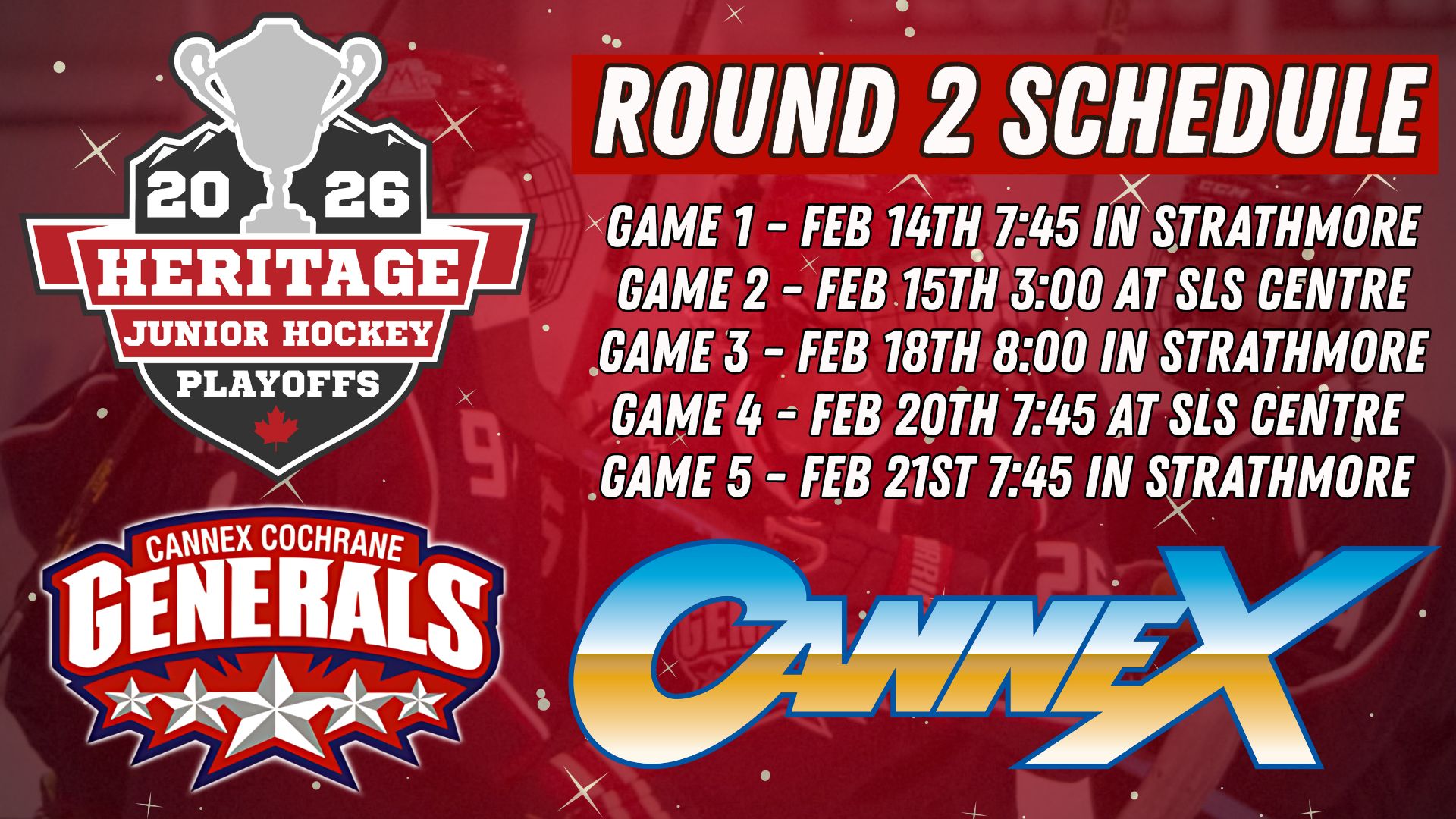 Round 2 Schedule