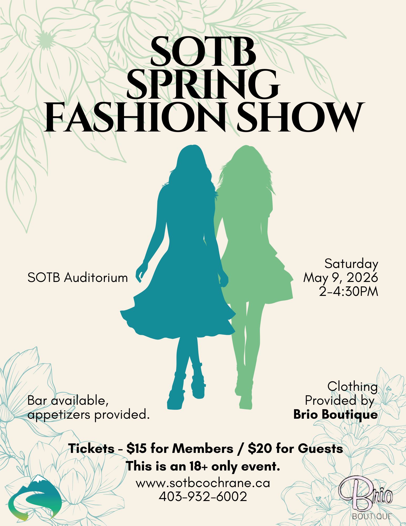 Poster for the Spring Fashion Show.
