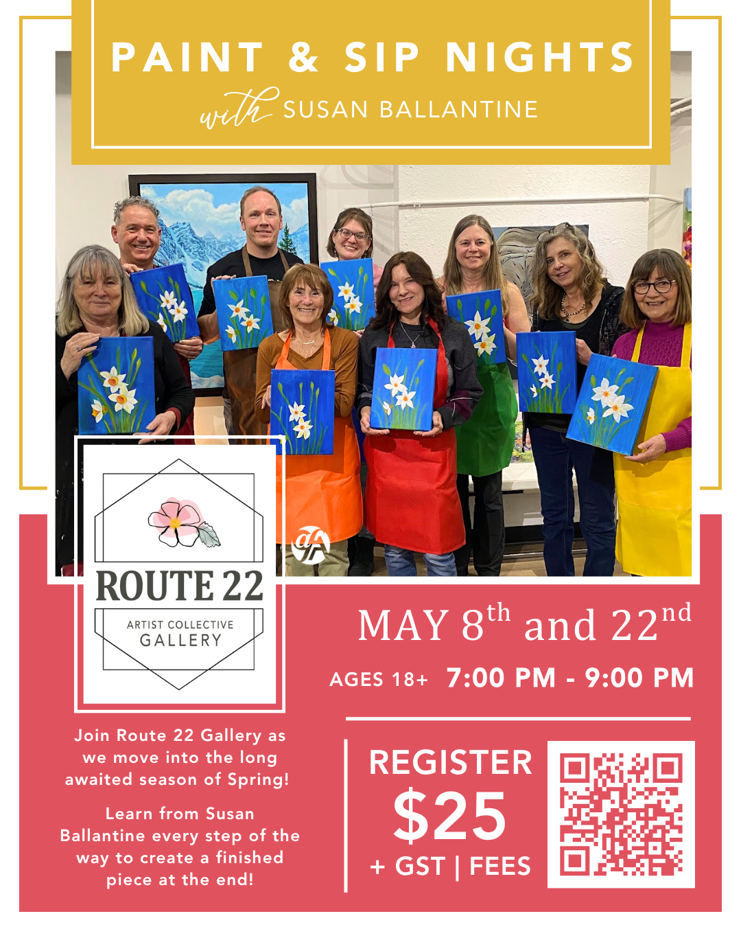 May Sip & Paint Nights with Susan Ballantine