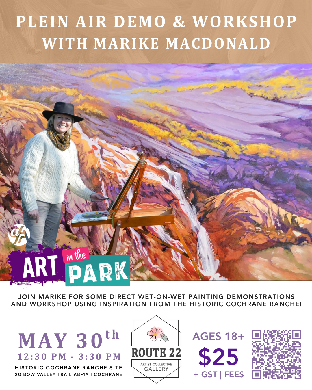 Plein Air Demos and Workshop with Marike MacDonald