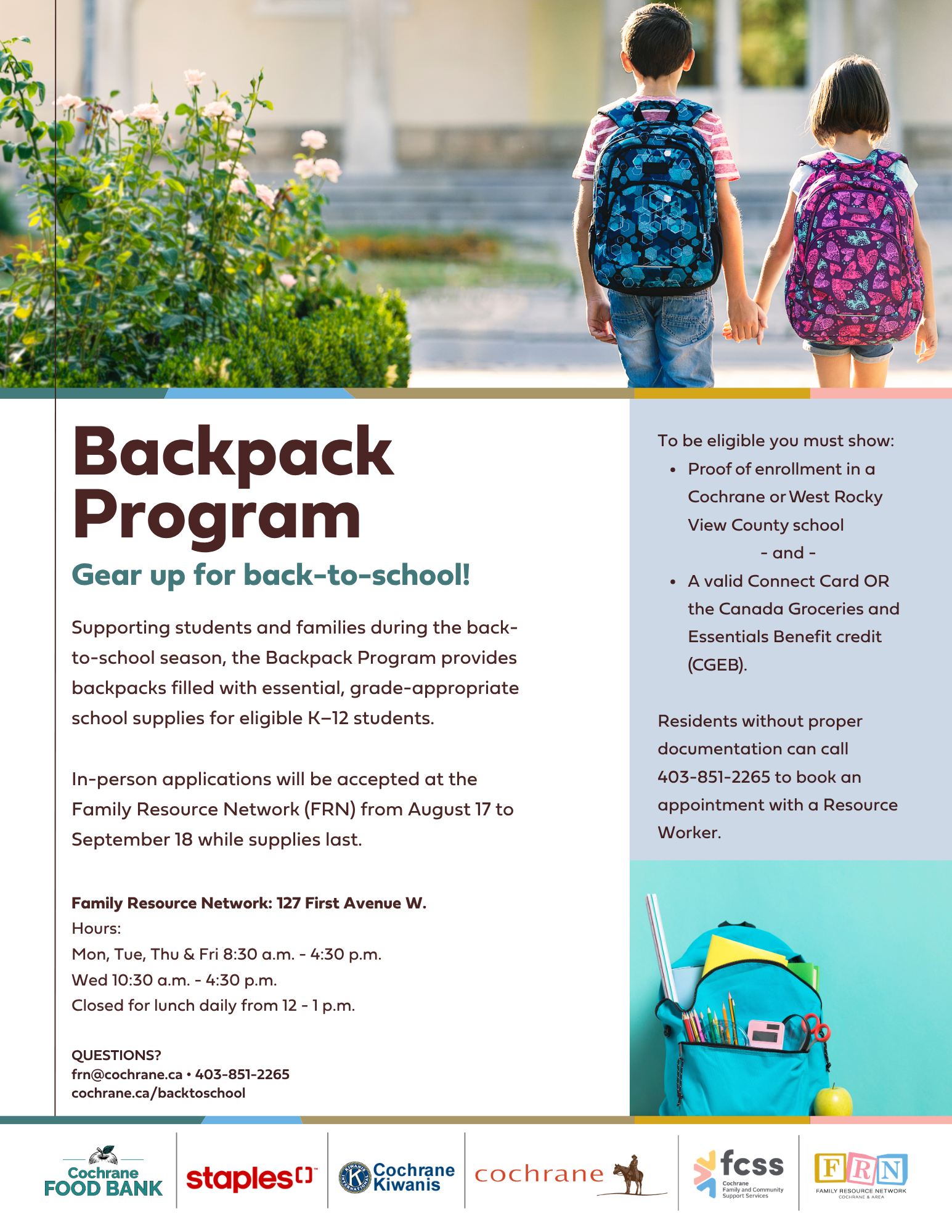 FRN/FCSS Backpack Program