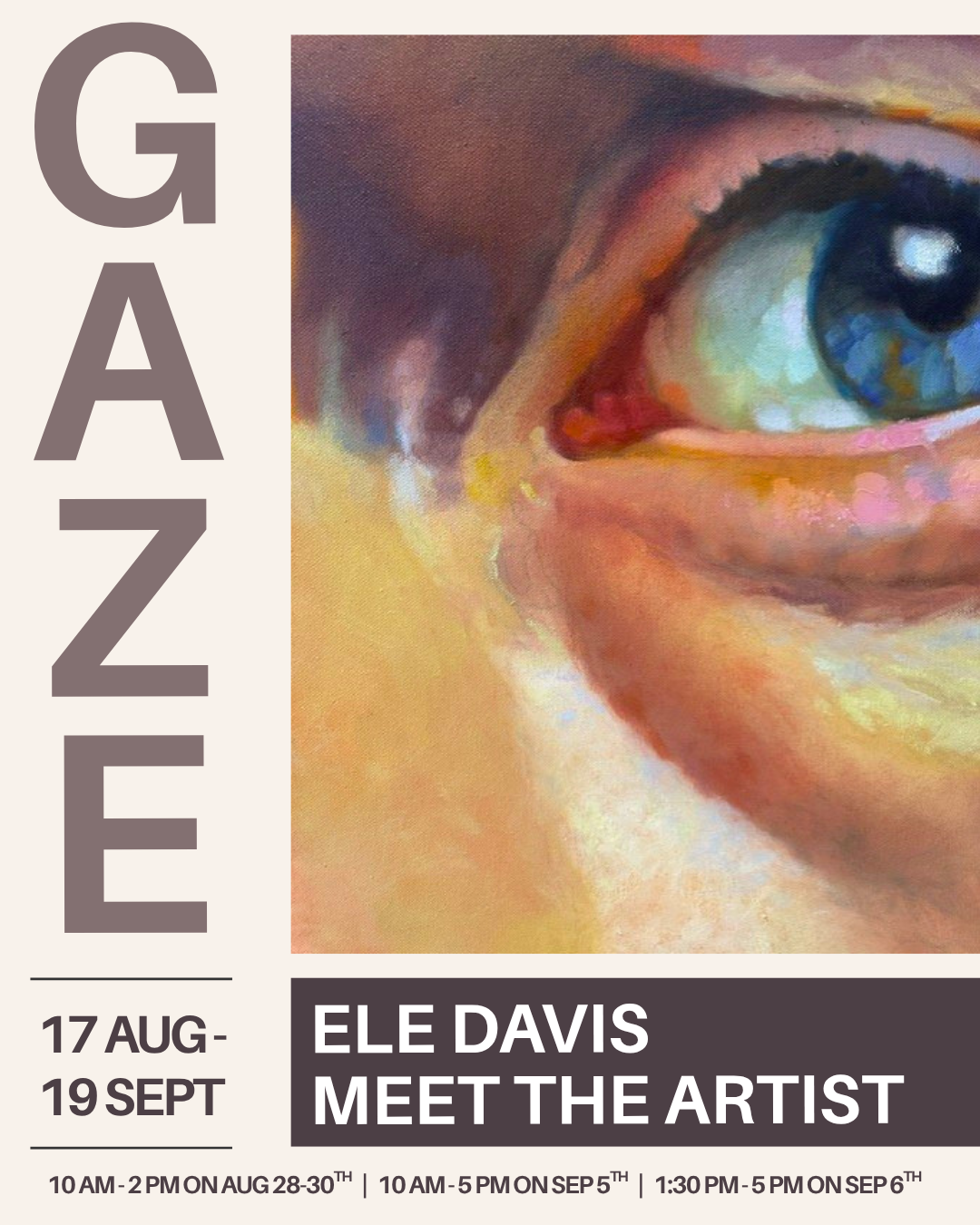 Gaze Meet The Artist, Ele Davis