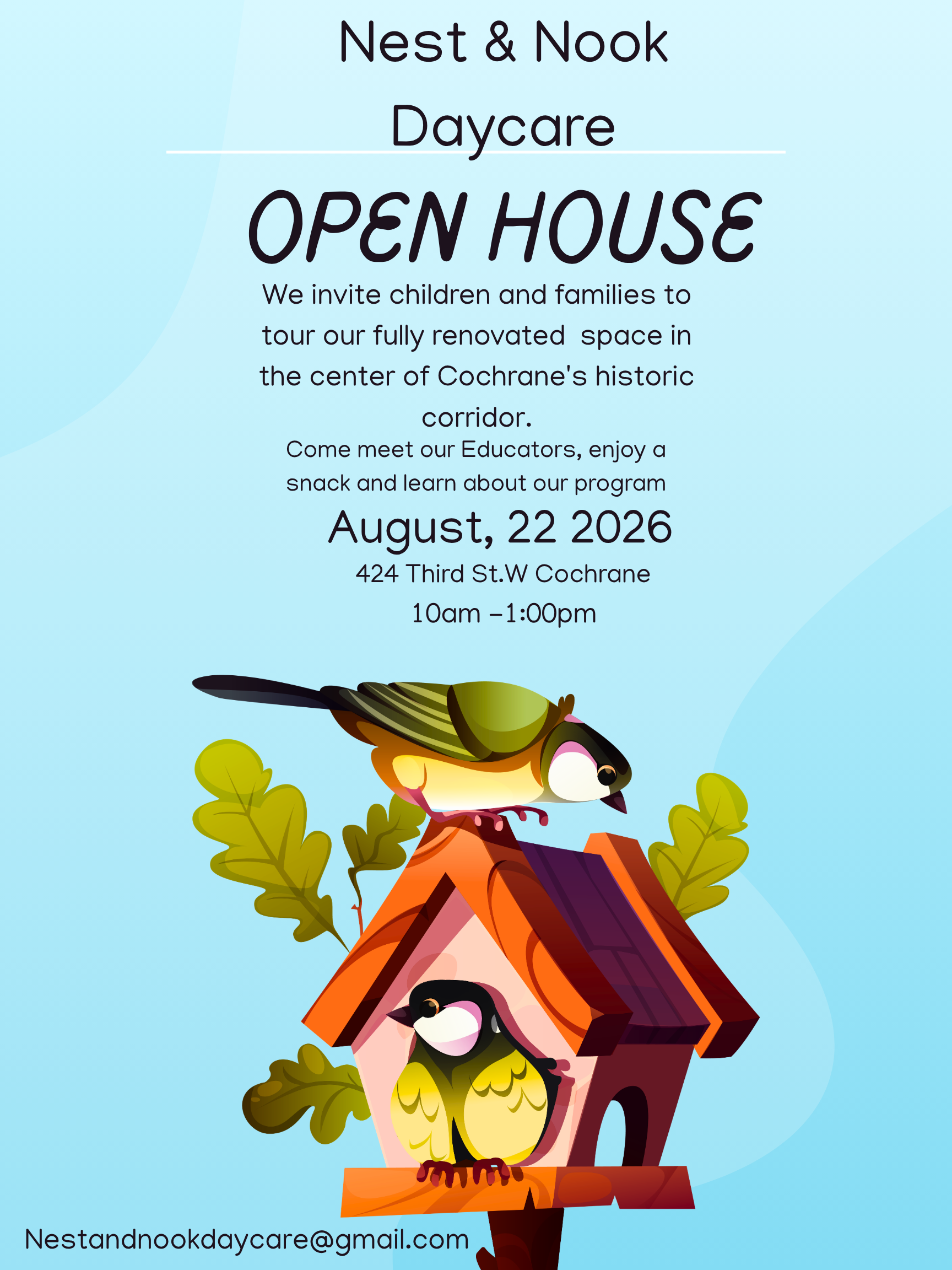 open house poster
