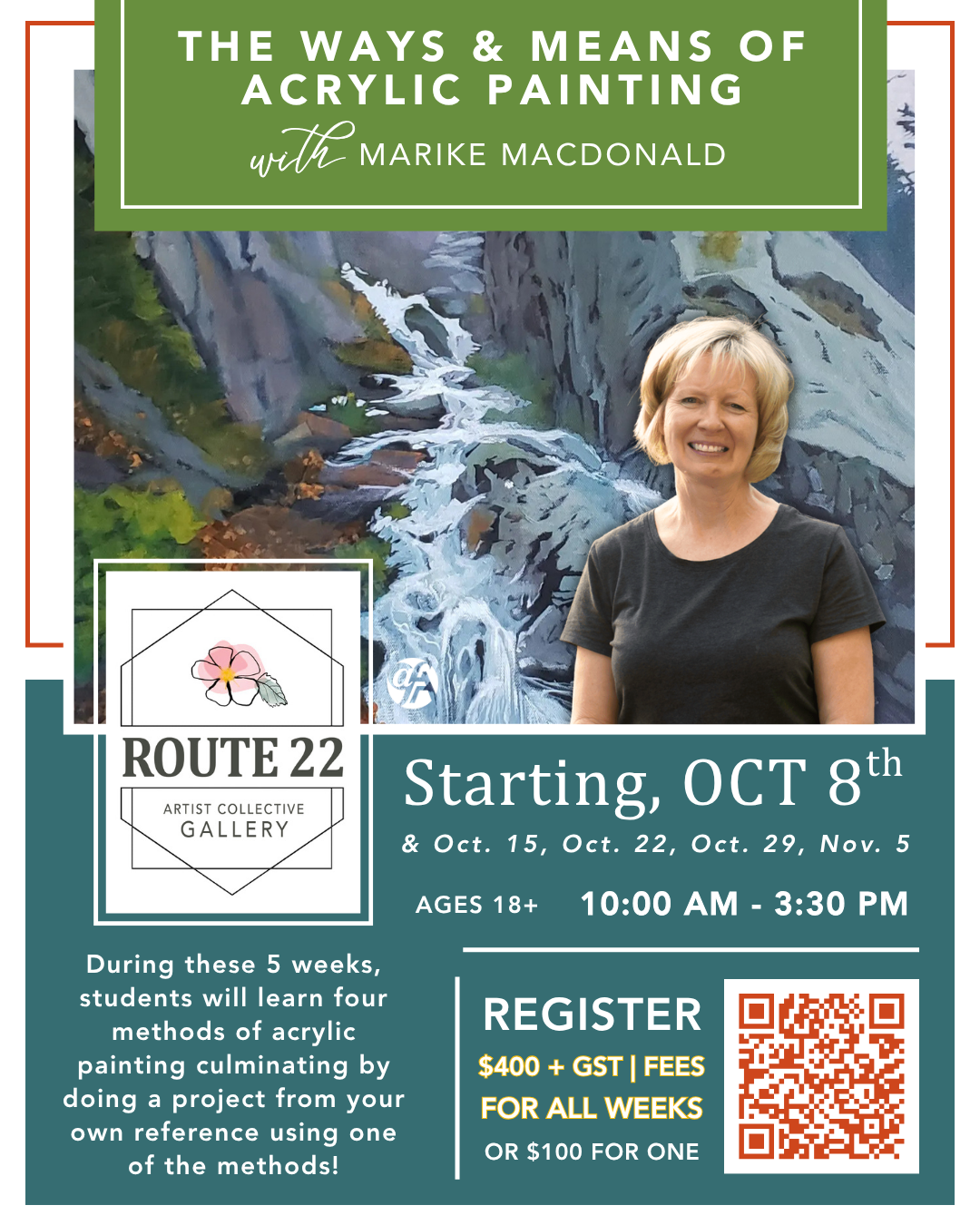 Ways & Means of Acrylic Painting with Marike MacDonald