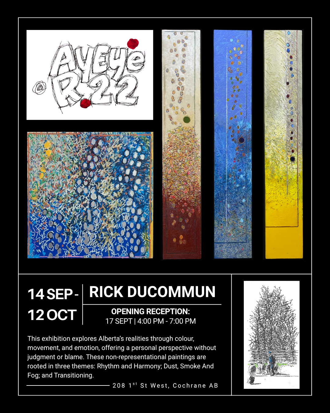 AyEye @ R.22 Opening Reception - Rick Ducommun