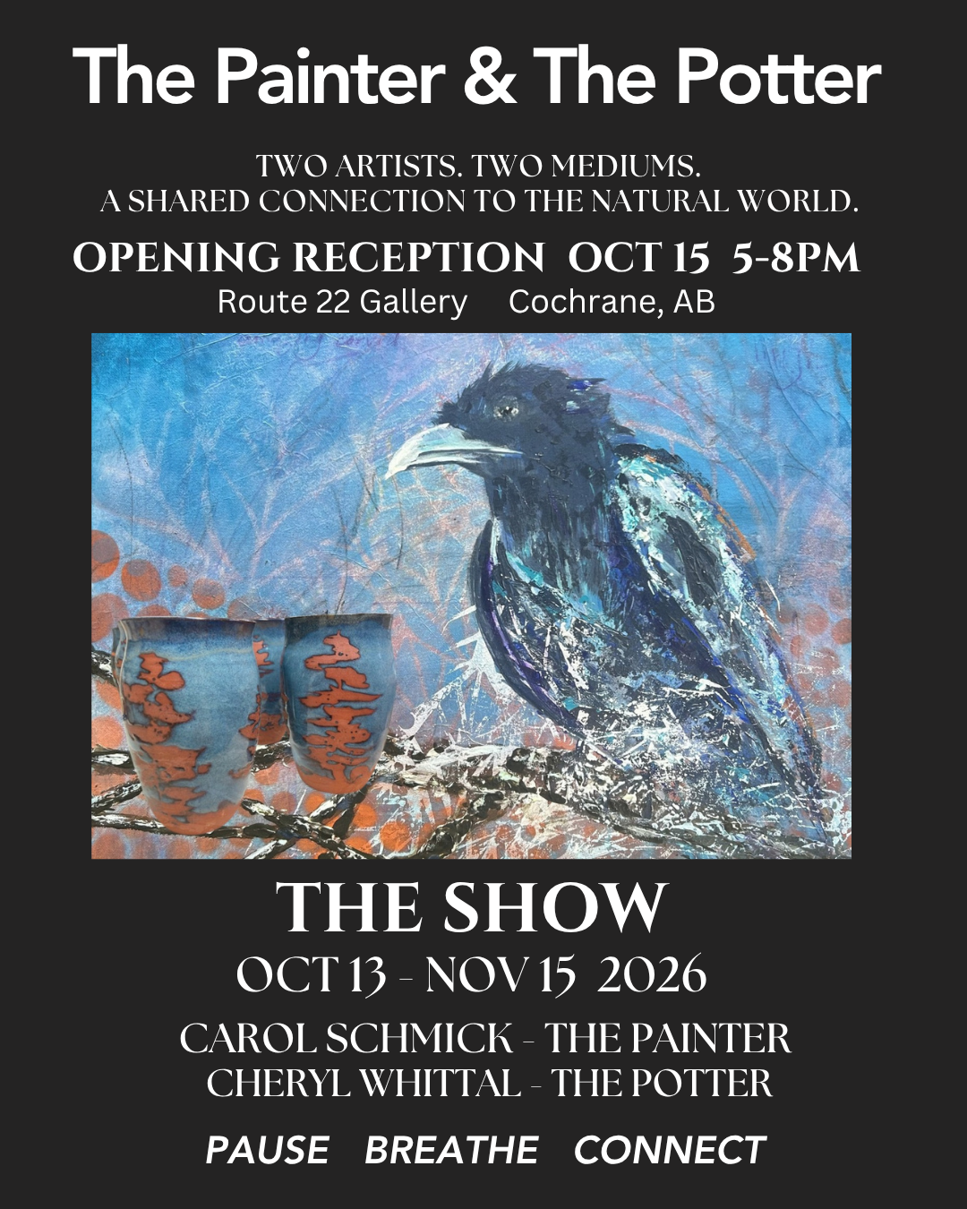 The Painter & The Potter Exhibition Poster
