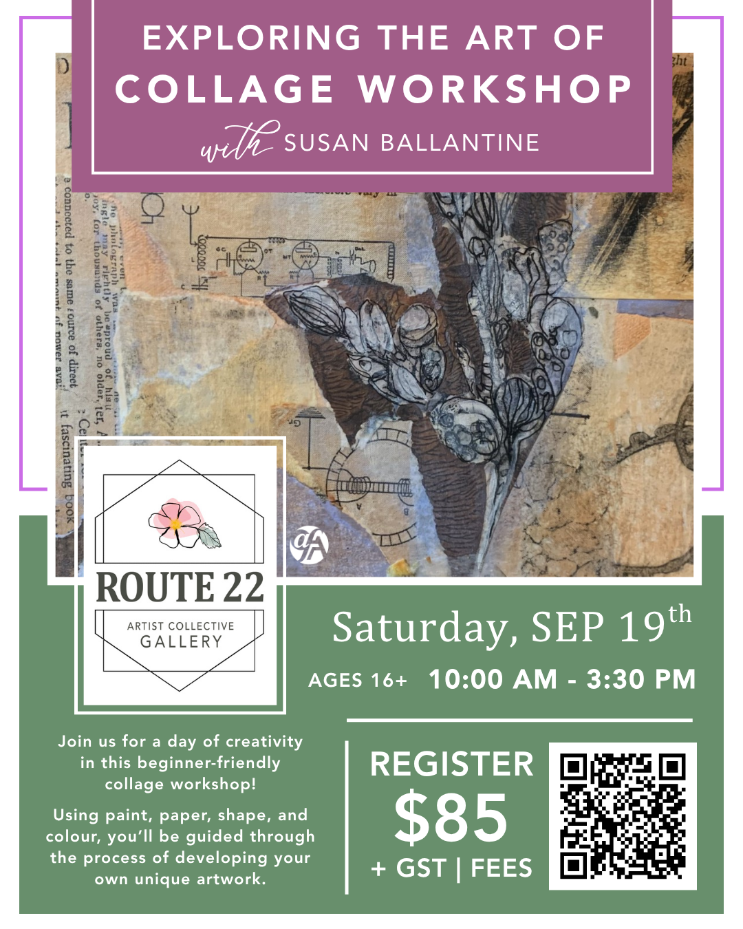 September Art of Collage Workshop with Susan Ballantine