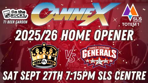 2025/26 Cannex Cochrane Generals Home Game