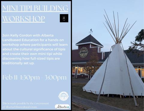 Explore the teachings and traditions behind the Indigenous tipi in this interactive workshop led by Kelly Gordon of Alberta Landbased Education. Participants will learn about the cultural importance of tipis and gain insight into how they are traditionally constructed and set up in real life. Through this hands-on experience, you’ll create your own mini tipi while deepening your understanding of its role in Indigenous culture and community life. 
