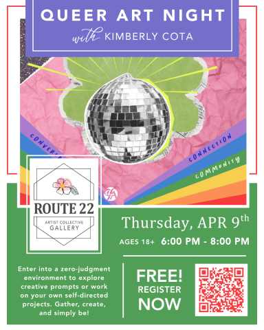 Adult Queer Art Night with Kim Cota!
