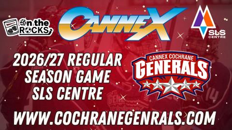 2026/27 Cannex Cochrane Generals Home Game