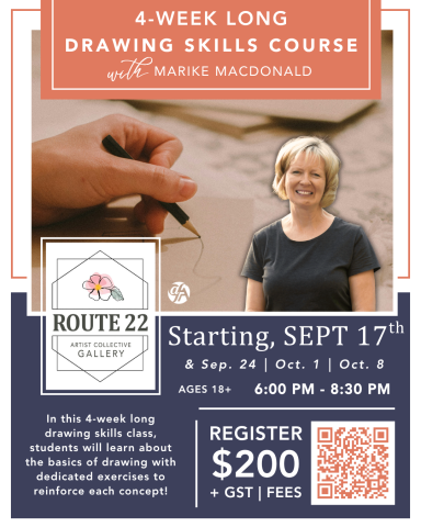 4-Week Long Drawing Skills Course with Marike MacDonald